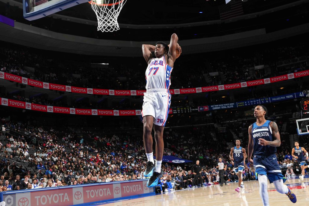 Minnesota Timberwolves v Philadelphia 76ers