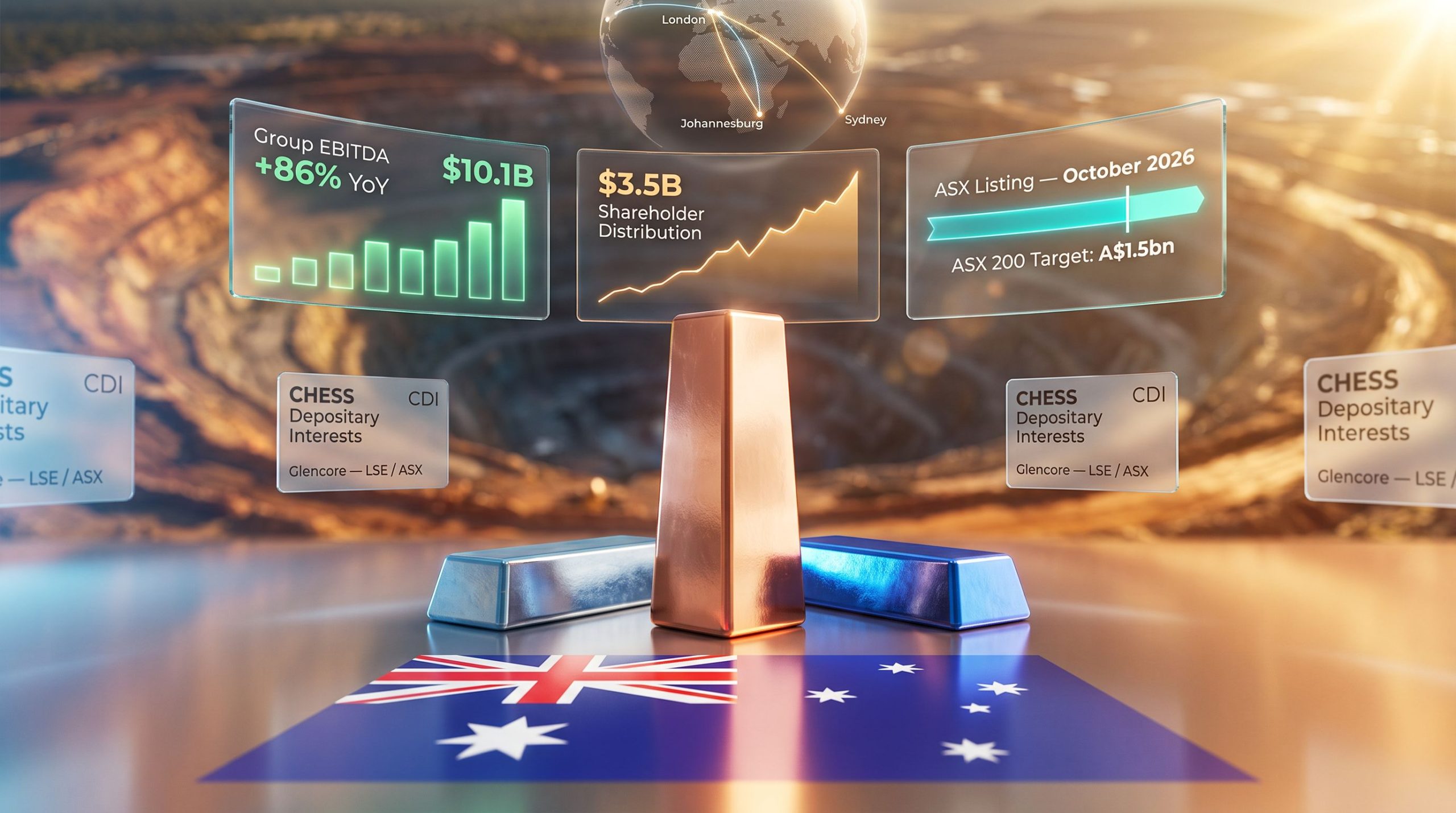 Glencore Eyes Major Australian Index Inclusion With ASX Listing