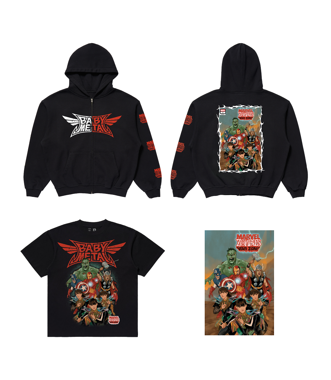 BABYMETAL Joins Marvel’s Long History Of Streetwear Collaborations